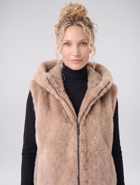 Gilet Ashley taupe – Blonde n°8