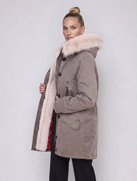 Parka Aspen 316 Taupe – Blonde n°8