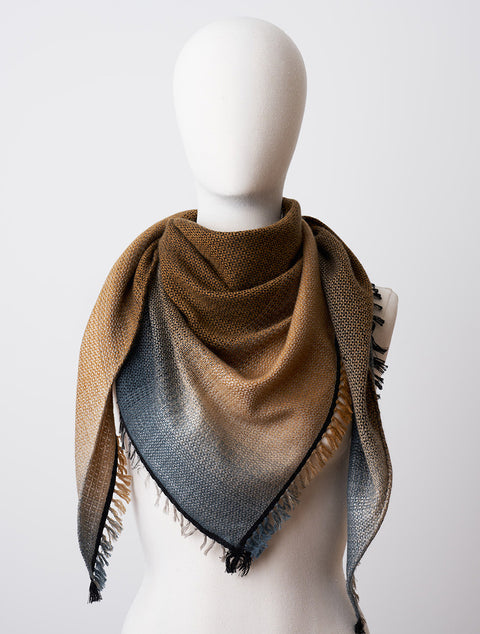 Foulard Jade Camel Noir – Douce Gloire