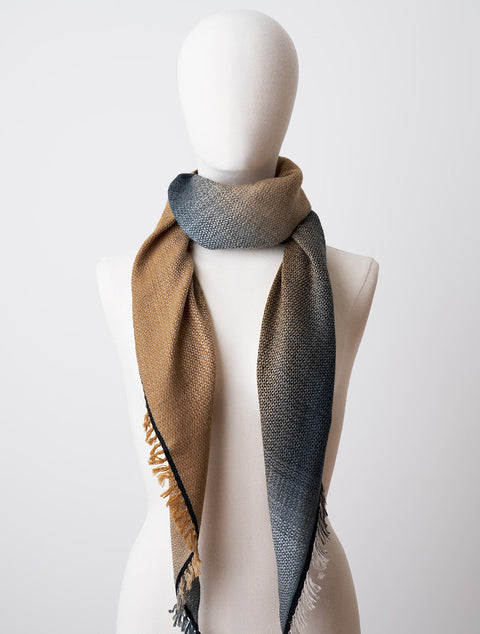 Foulard Jade Camel Noir – Douce Gloire