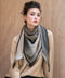 Foulard Jade Beige & Kaki – Douce Gloire