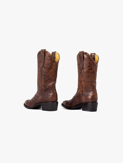 Bottes Águila en cuir cognac – Mexicana