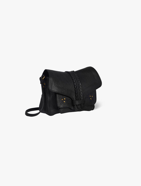 Sac Harry S en cuir noir – Jérôme Dreyfuss