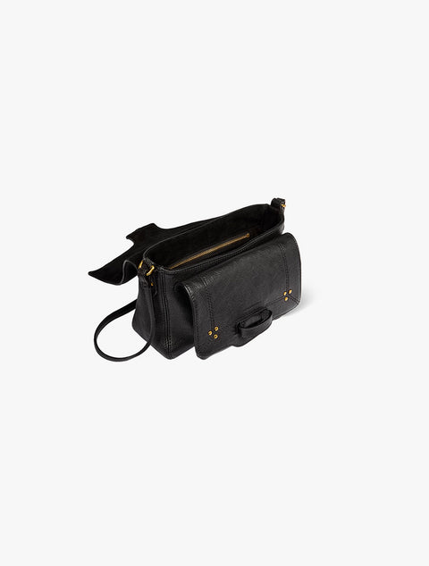 Sac Harry S en cuir noir – Jérôme Dreyfuss