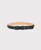 Ceinture Sol en cuir noir – Mexicana