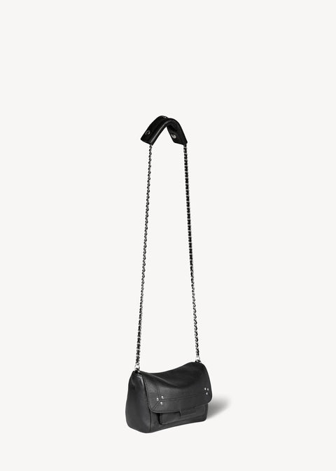 Sac Lulu S en cuir de veau noir – Jérôme Dreyfuss